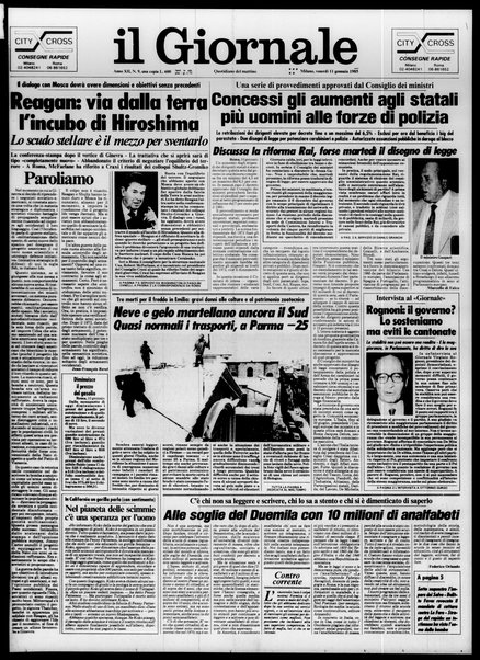 Il giornale : quotidiano del mattino